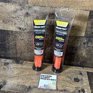 Shakespeare Rino-Tuff Push-N-Load .095 Trimmer Line -20 Pre-Cut Strips 2 Pack